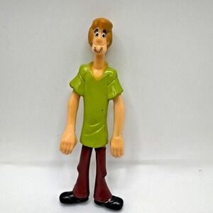 BURGER KING‎ Scooby-Doo Shaggy Bendable Figure Plastic Toy 2000 Hanna-Barbera